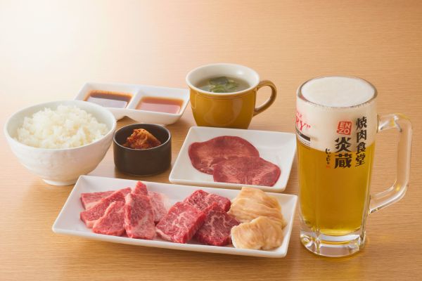 焼肉食堂炎蔵 カルビ堪能焼肉定食