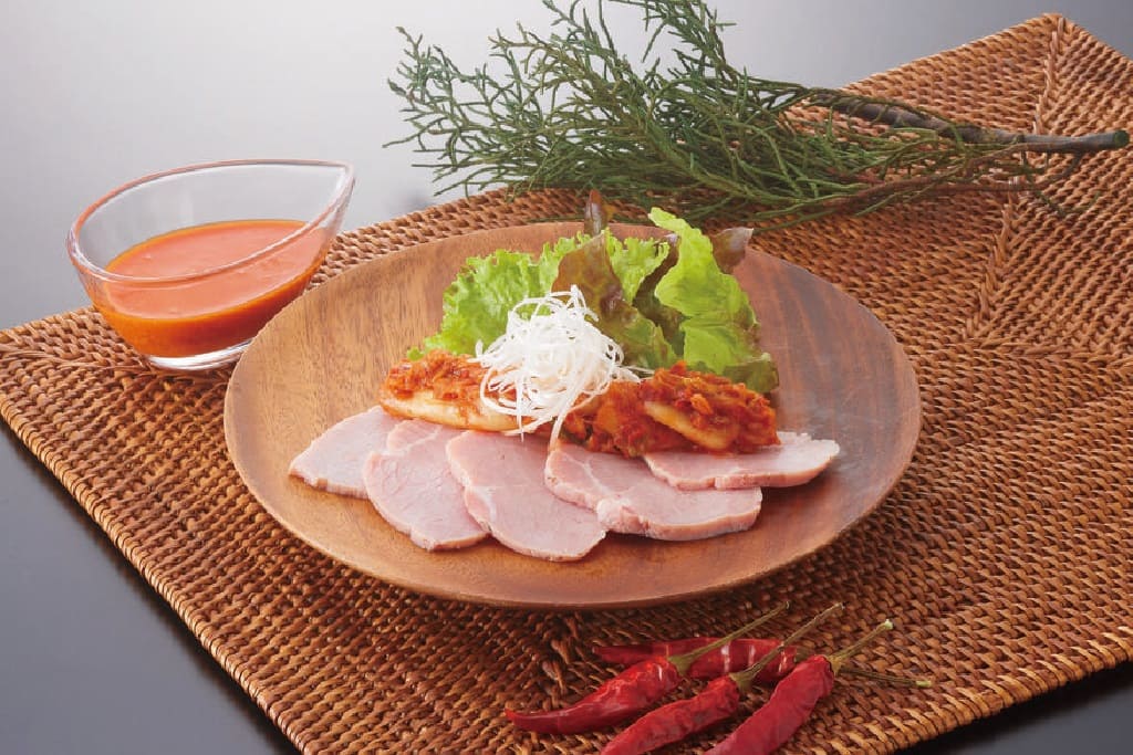 厚切り豚のサムギョプサル